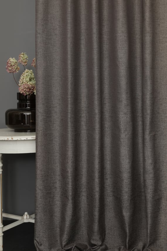 TINJA -jacquard tummanruskea